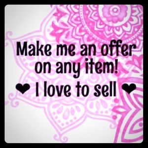 I love to sell